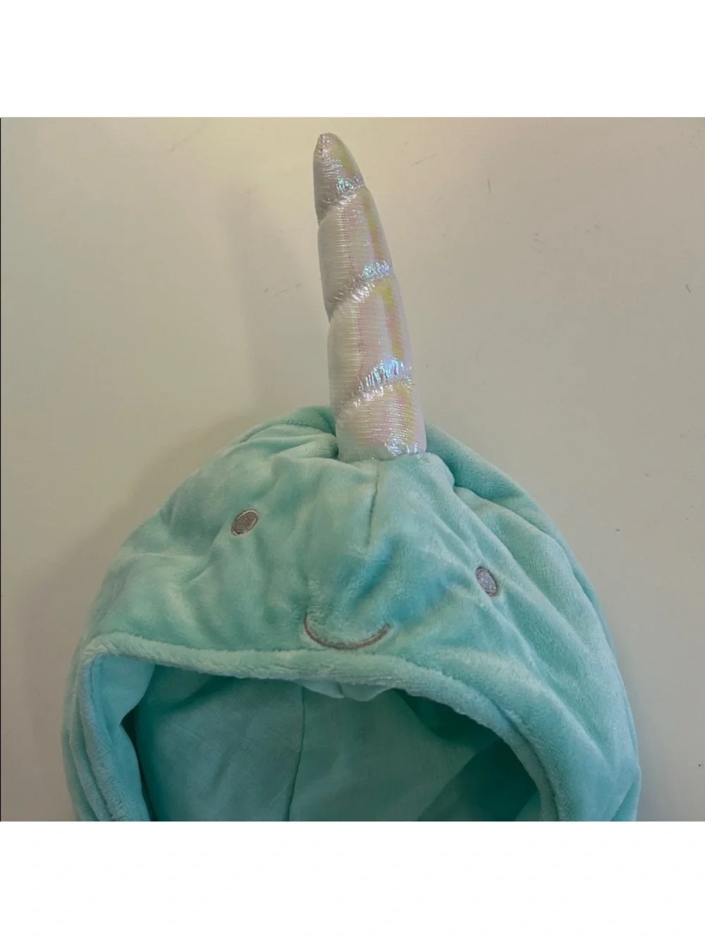 Pottery Barn Kids‎ Blue Baby Narwhal Costume Size 0-6 months New with tags!
